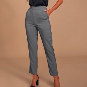 Lulus Kick-It high waisted trouser pants